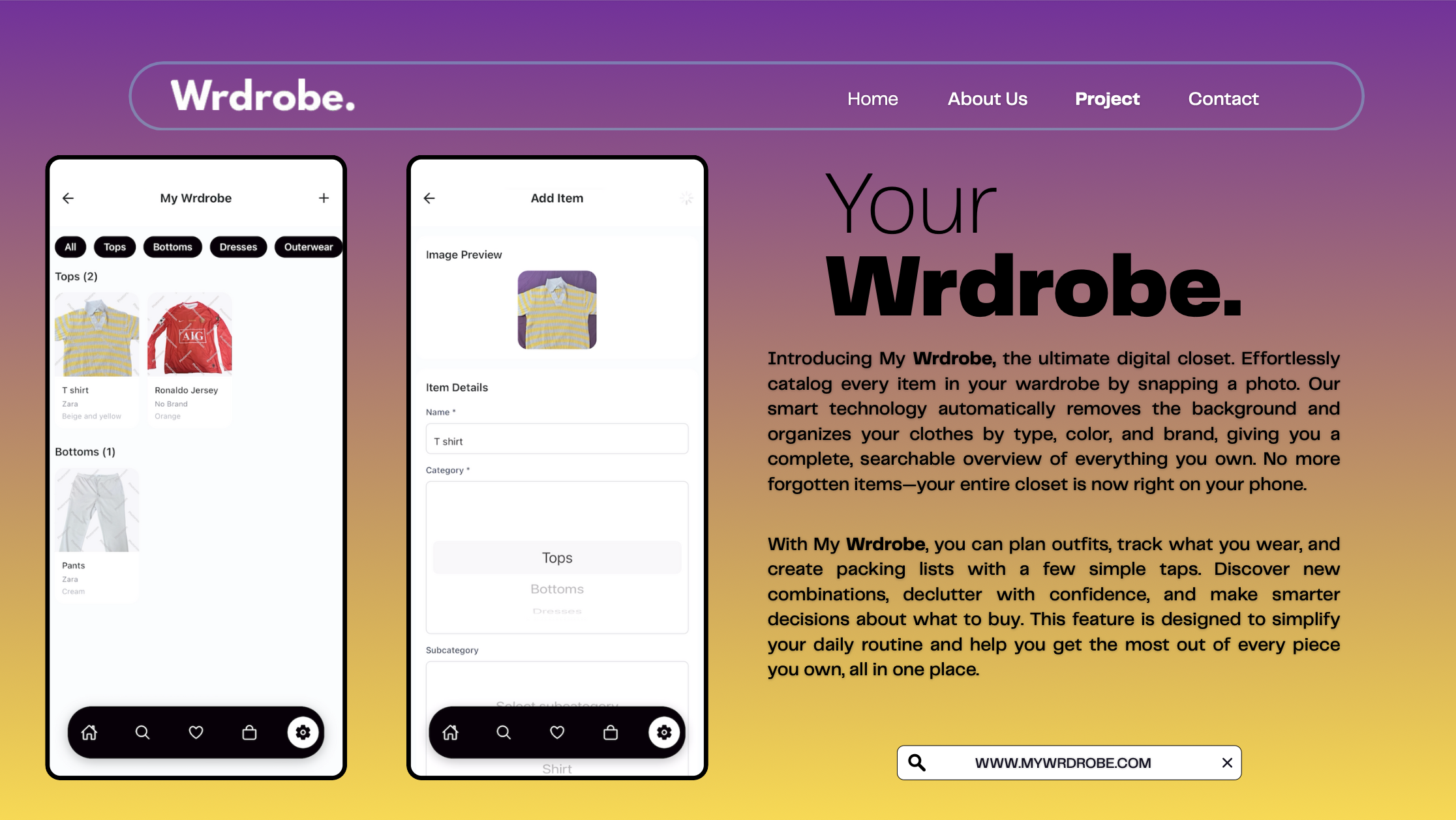 Virtual Wardrobe